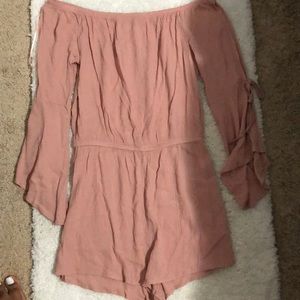 Dusty rose romper